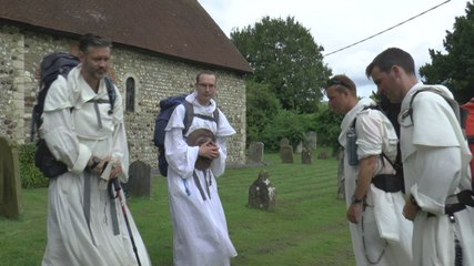 Kent pilgrims recreate Friars famous walk 800 years on
