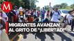 Avanza nueva Caravana en Chiapas integrada por 3 mil migrantes