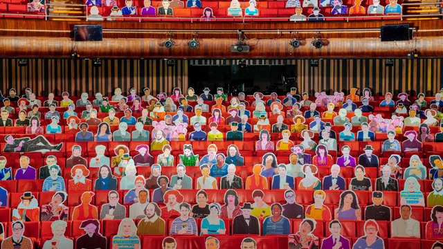 Kent's biggest theatre is gearing up for their grand reopening after lockdown and all of the seats in the auditorium are all taken by some unusual guests