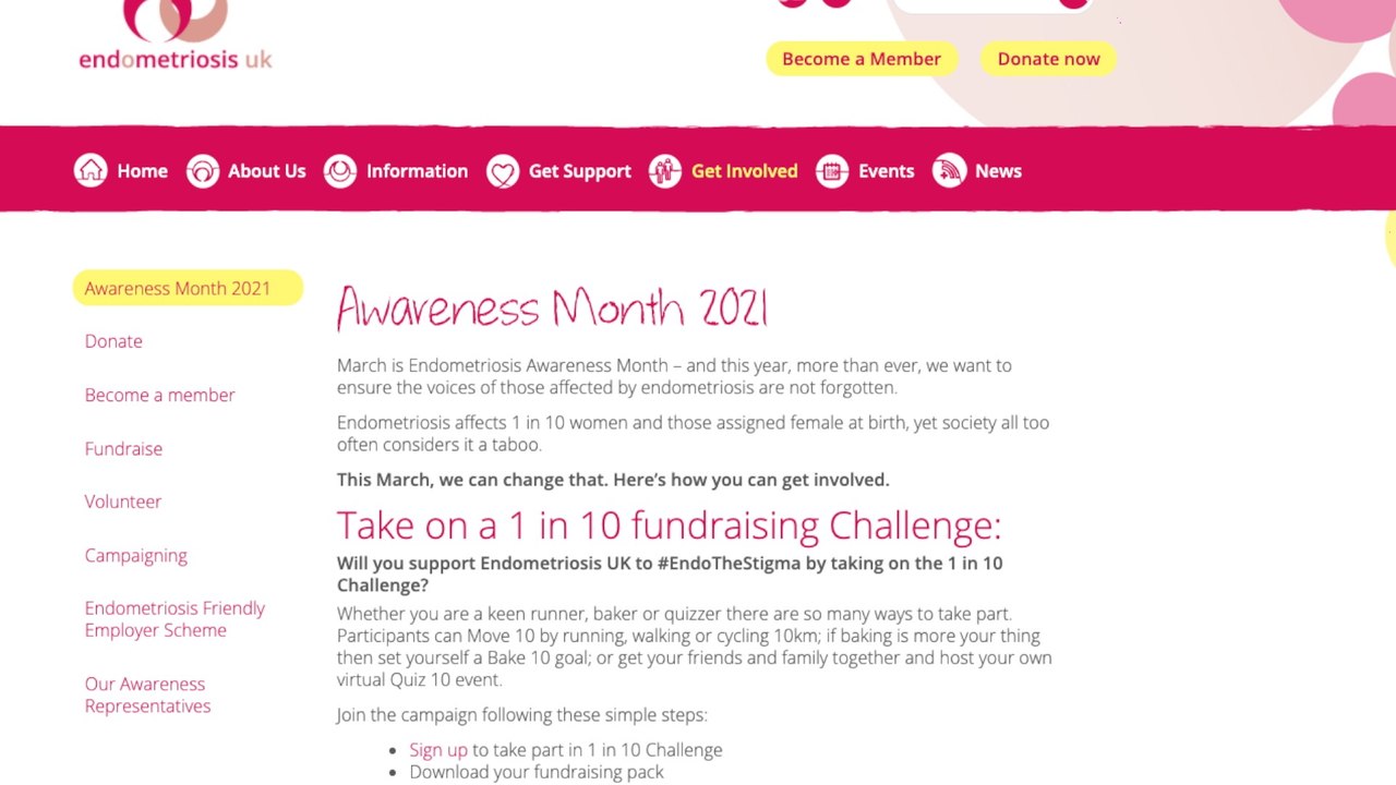 Nurse from Kent shares her experience during Endometriosis Awareness Month