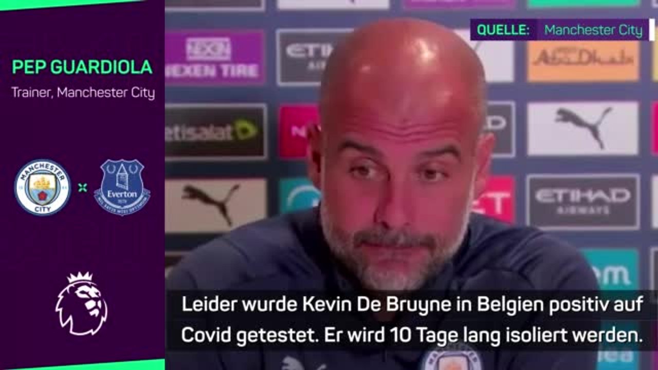 Guardiola bestätigt: 'De Bruyne ist positiv'