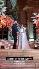 أول صور من حفل زفاف خالد عليش وميرهان عمرو