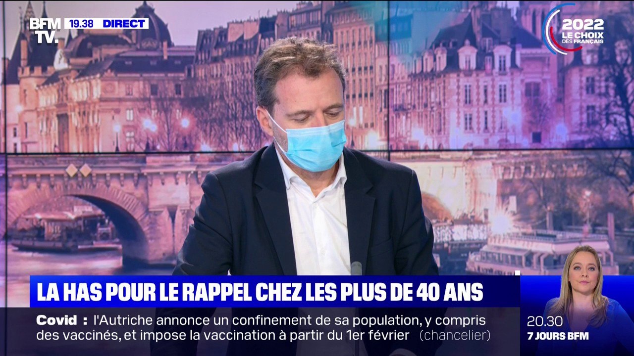 Covid-19: pour Rémi Salomon, président de la Commission médicale d'établissement de l'AP-HP, "on ira tous vers la 3ème dose"