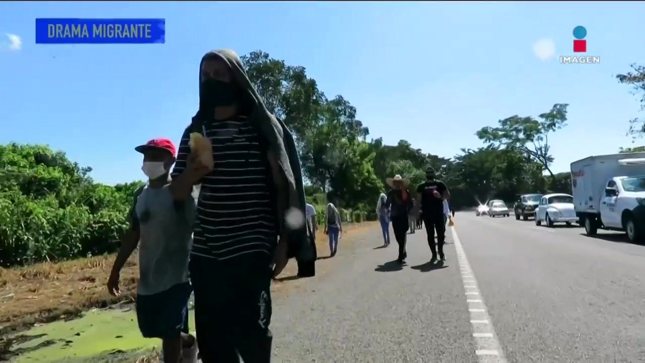 Nueva caravana migrante sale de Tapachula, Chiapas