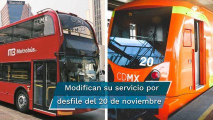 Metro y Metrobús tendrán cierres el sábado