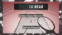 Detroit Pistons vs Golden State Warriors: Spread