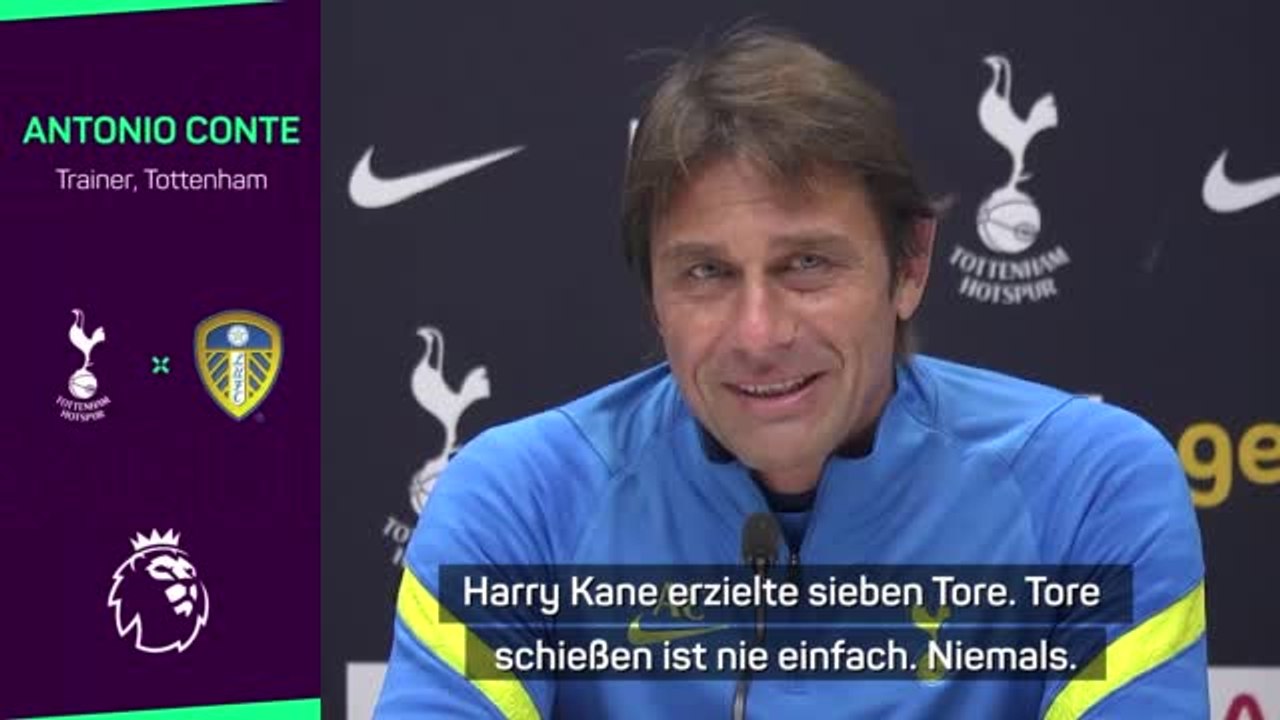 Conte vor Leeds: 'Freue mich für Kane'