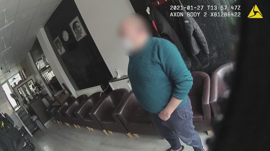 COVID fine issued to barber in Northfleet