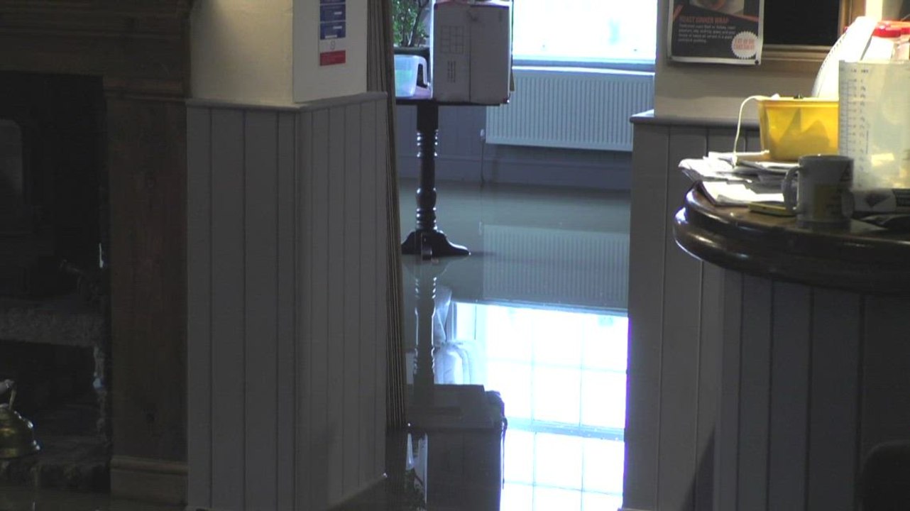Hoo pub hit by severe flooding