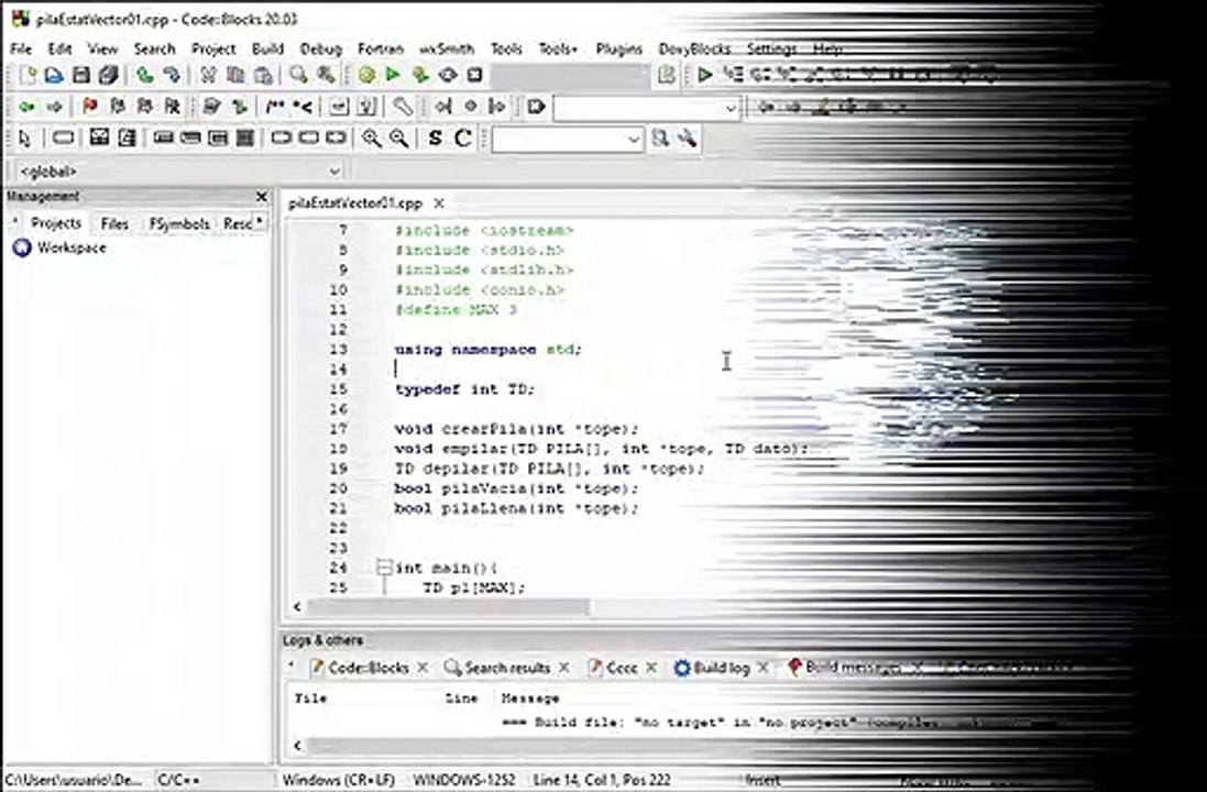 Cambiar a fondo oscuro el IDE Codeblocks
