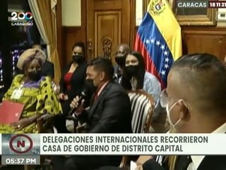Entérate | Jefe de Gobierno de Caracas recibió a las delegaciones africanas de Namibia y Túnez