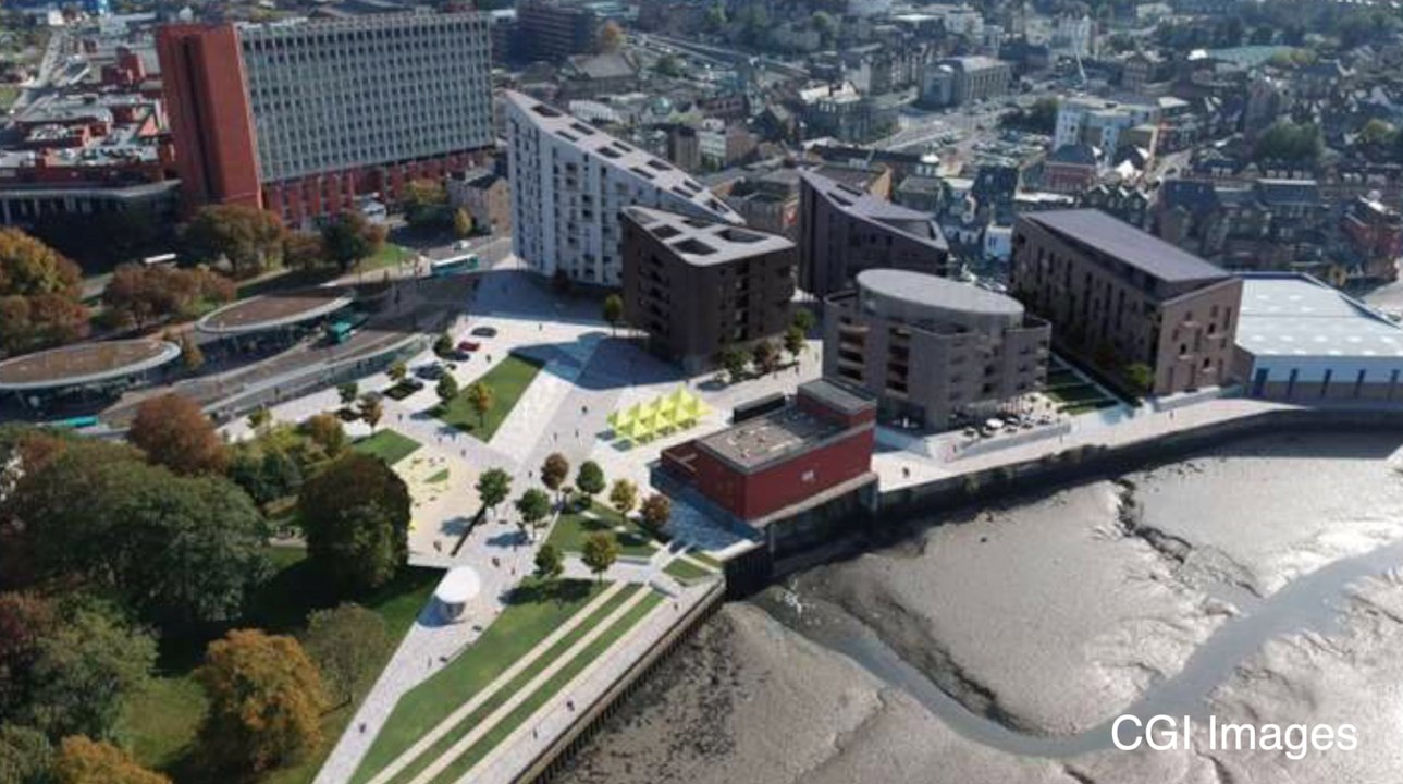 Work is underway on new Chatham waterfront development