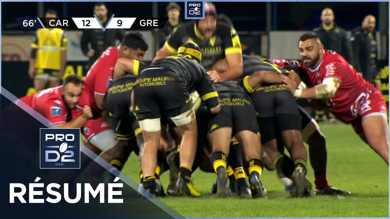 PRO D2 - Résumé US Carcassonne-FC Grenoble Rugby: 20-9 - J11 - Saison 2021/2022
