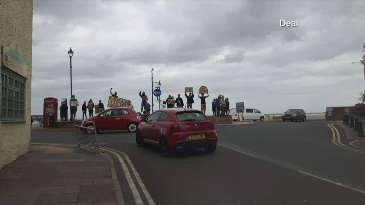 Thousands line Kent's streets for Black Lives Matter protests