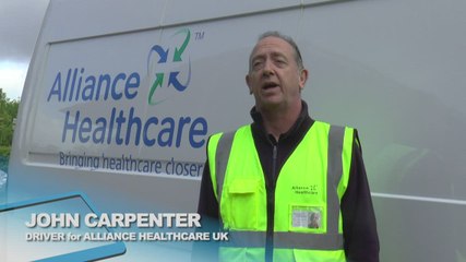 Alliance Health care say their drivers, more than ever, are carrying out a vital job role