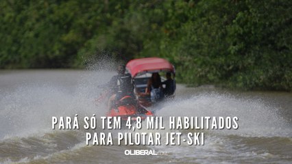 Pará só tem 4,8 mil habilitados para pilotar jet-ski