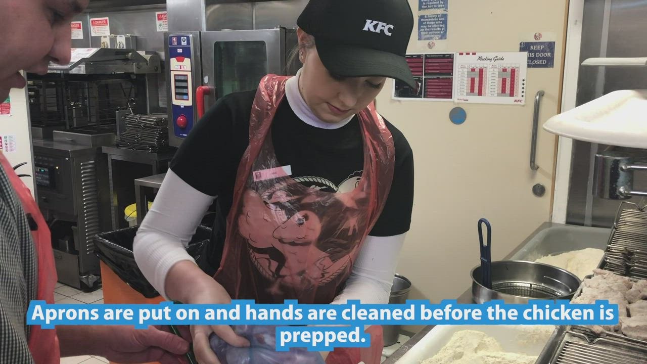 We go behind the scenes at KFC