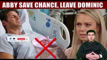 CBS Young And The Restless Spoilers Abby chooses to save Chance, giving up Dominic's motherhood