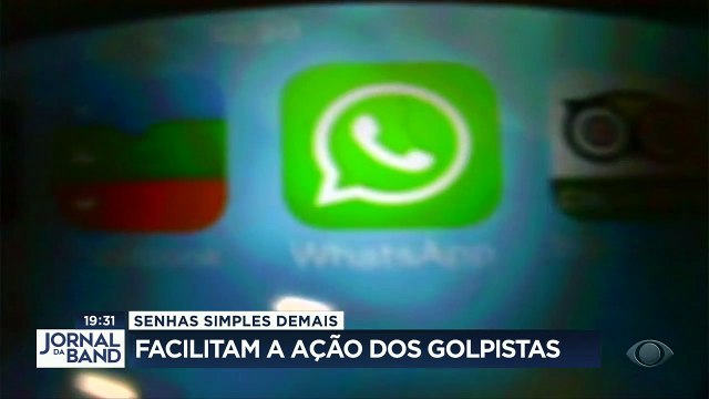 A maioria das pessoas usa nomes próprios e combinações simples de números como senha. Isso facilita a ação dos golpistas. #BandJornalismo
