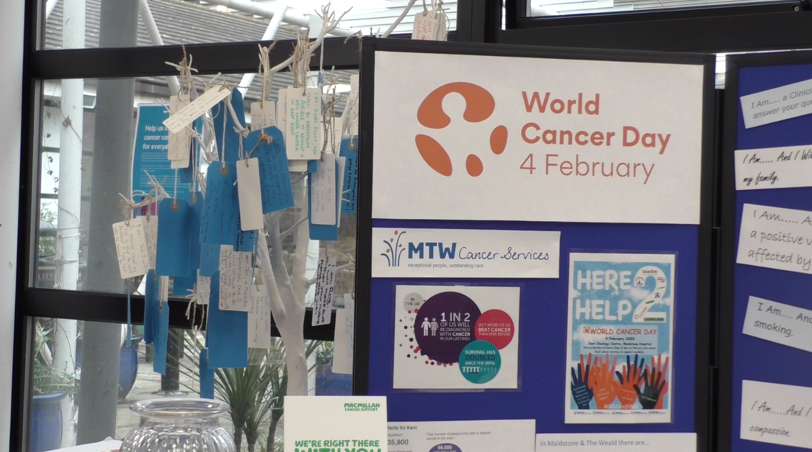 Hospitals across Kent raise awareness on World Cancer Day