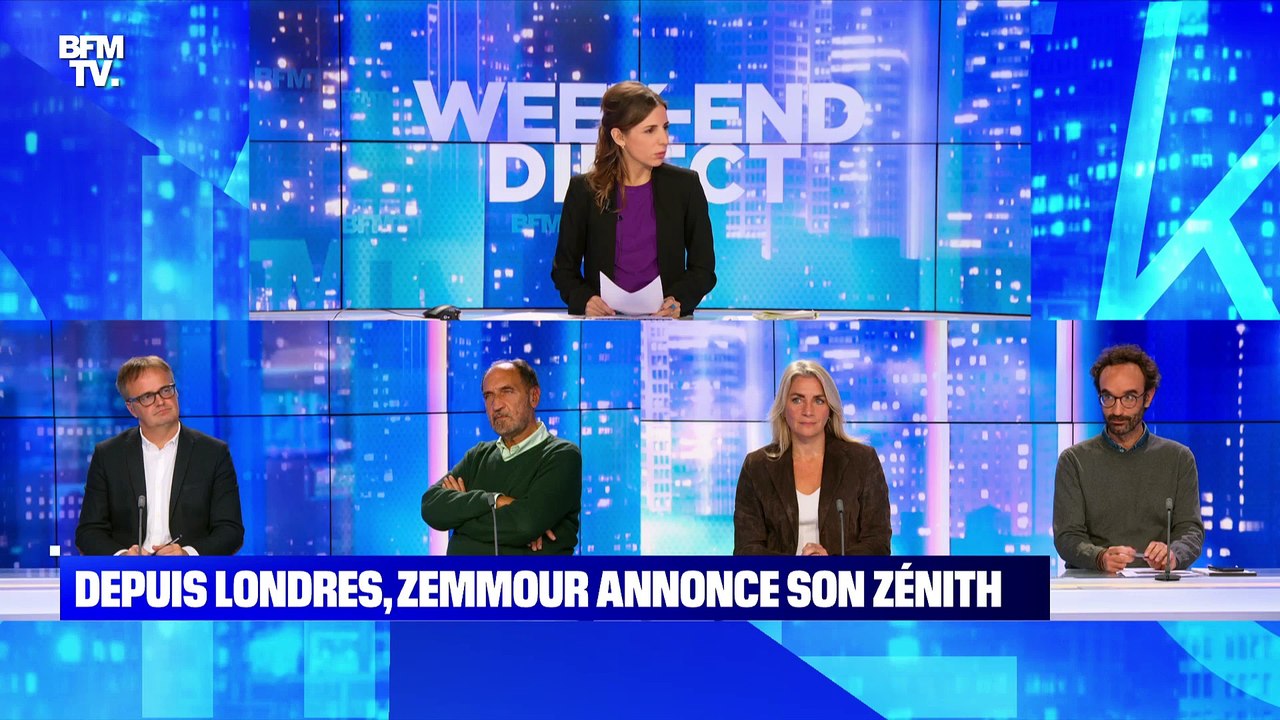 Depuis Londres, Éric Zemmour annonce son Zénith - 19/11
