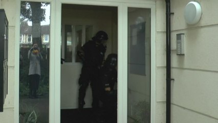 Two people charged after police raid in Maidstone