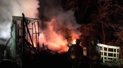 Suspected arson attack at East Kent Railway