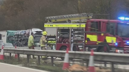 Traffic brought to a standstill after incident on London-bound M20