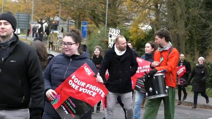 University of Kent staff join nationwide strike for better wages