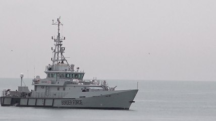 Dozens of migrants found off Kent coast