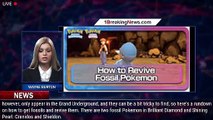 Pokemon Brilliant Diamond and Shining Pearl: How to get fossils - 1BREAKINGNEWS.COM