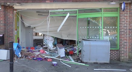 Another shop near Ashford targeted by thieves in a ram raid