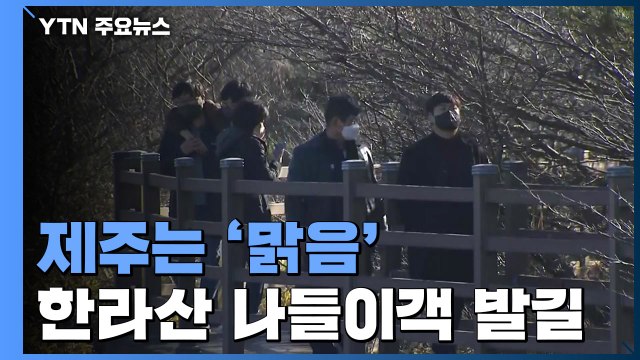 가을 가고 겨울 오는 한라산...나들이객 발길 이어져 / YTN