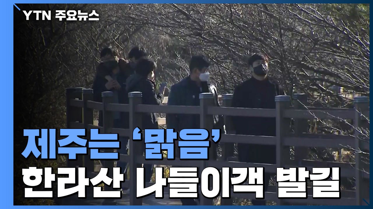 가을 가고 겨울 오는 한라산...나들이객 발길 이어져 / YTN