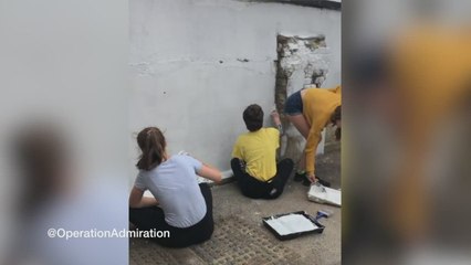 Tonbridge charity's poignant paintings brighten the town