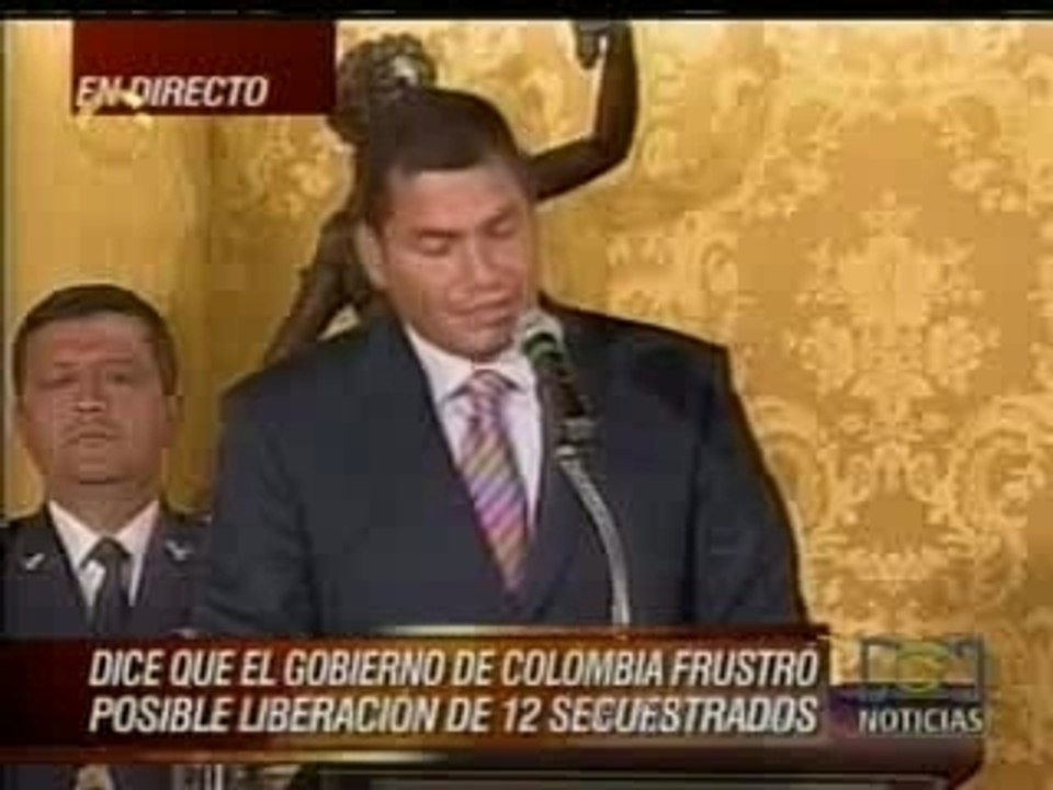 Correa habla de Ingrid