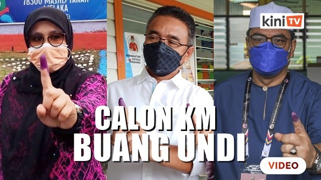 Calon ketua menteri PN, PH, BN selesai buang undi