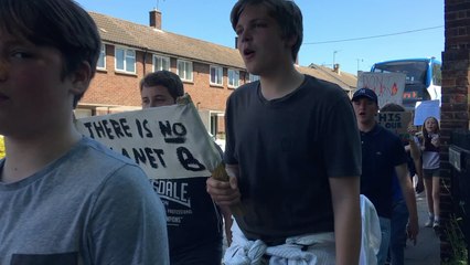 School climate change strikes in Canterbury