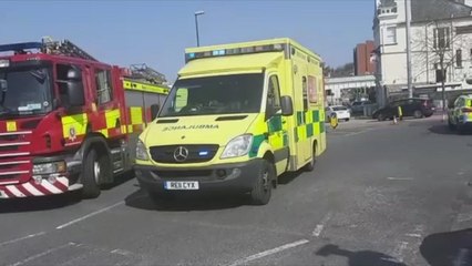 Emergency crews at Chatham station after person hit by train