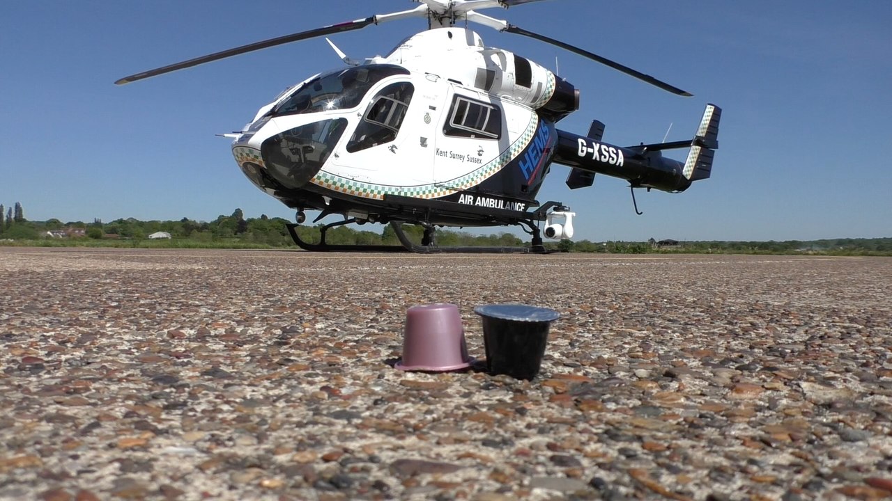 Maidstone police officer recycles millions of your coffee pods for charity