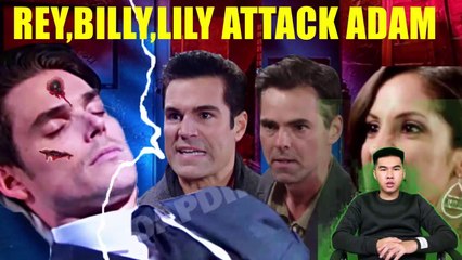 CBS Young And The Restless Spoilers Shock Rey haunts and hates Adam, and Billy sends him to prison