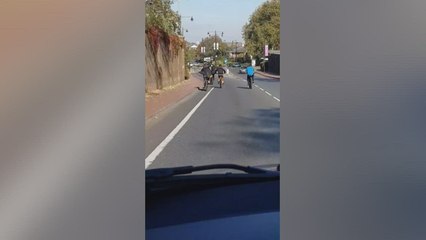 More footage has emerged of teenagers performing wheelies in Medway