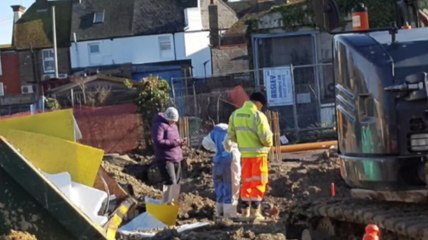 Kent Police confirm bones found at building site are human