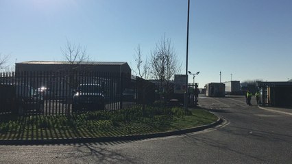 Police at Lings Metal in Hersden