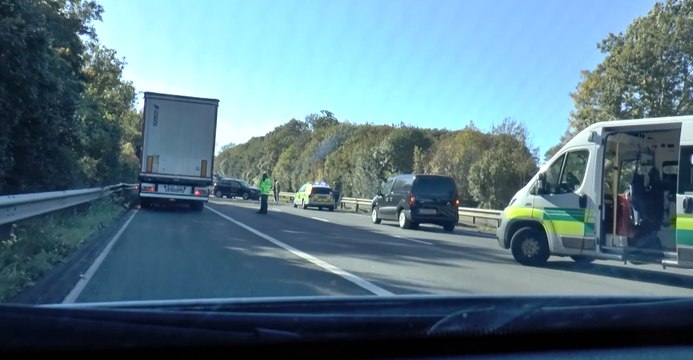 Delays for commuters after crash on M2