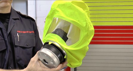 Kent Fire and Rescue Service new escape hood could save people's lives