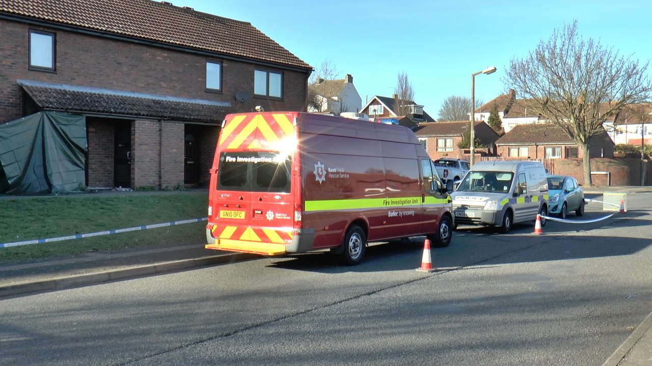 Death of man in Gillingham flat fire being treated as suspicious