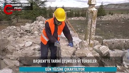 Başkent'in tarihi çeşme ve türbeleri yenileniyor