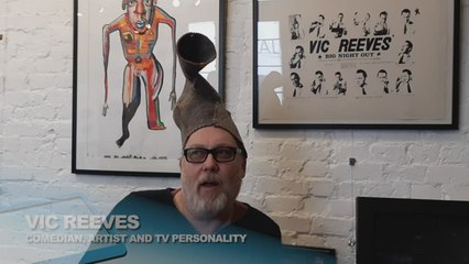 Vic Reeves talks about his latest art exhibition in Deal