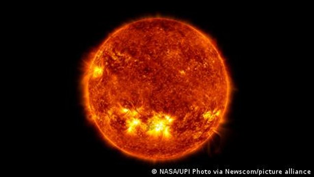 Does the sun rotate around its own axis?